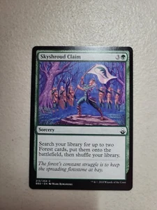 Battlebond Skyshroud Claim MTG Magic the Gathering LP Free Shipping - Picture 1 of 2