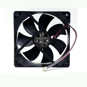 1pcs HA1225H12F-Z DC12V 2200RPM 0.58A 120*120*25MM 12CM 2Pin Cooling Fan