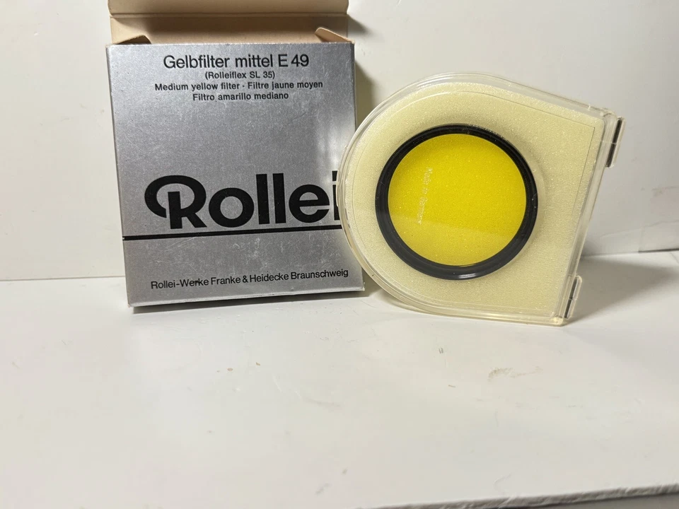 #30013- Rollei Rolleiflex  Filter Yellow Gelbfilter E49 - Image 1 of 1
