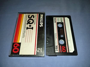 PHILIPS SQ*I 60 USED BLANK AUDIO CASSETTE TAPE (C) - Picture 1 of 2
