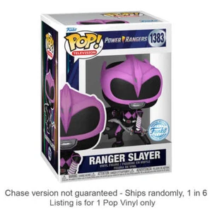 Funko Pop Television Power Rangers Ranger Slayer US Vinyl Chase Ships 1 in 6 - Picture 1 of 1