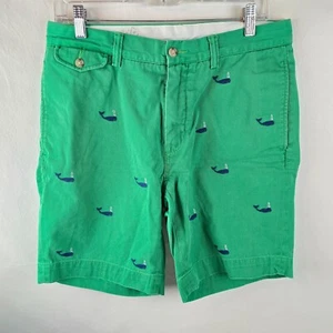 Polo Ralph Lauren Shorts Herren 32 grün Chino khaki Wal bestickt Bedford - Bild 1 von 11