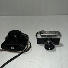 Yashica Minister 35mm Camera With Case As Is For Parts / Not Working