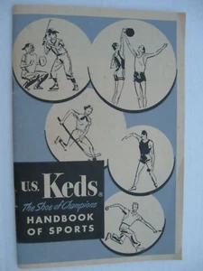 US Keds Handbook of Sports - Vintage 1953 Sports Booklet, w/George Mikan etc - Bild 1 von 2