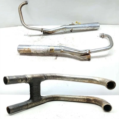 80-83 Suzuki GS1100 GS1100E Exhaust Header Muffler Silencer Cans - Image 1 of 4