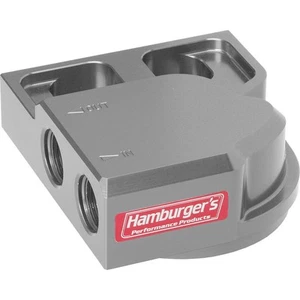 Hamburger's 3301 Single Remote Oil Filter Relocation Base - Picture 1 of 8