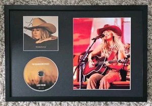 LAINEY WILSON COUNTRY STAR SIGNED 12x18 FRAMED WHIRLWIND CD 2662/10,000 - Picture 1 of 2