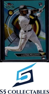 2023 Finest #83 Liover Peguero Aqua Refractor #/199 2731 - Imagen 1 de 2