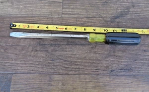 Bridgeport Cushion Handle Screwdriver 2343-8" Square Shank Flat Tip - Picture 1 of 5
