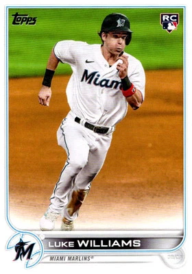 2022 Topps Gypsy Queen Luke Williams Rookie Philadelphia Phillies #5 - Image 1 of 2
