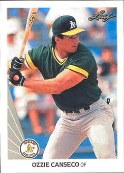 1990 Leaf #516 Ozzie Canseco - Image 1 of 2