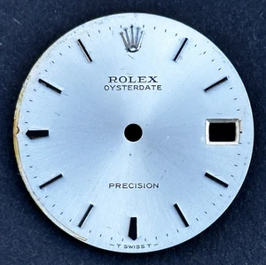 Vintage Rolex Oysterdate Precision Watch Dial For 6466 - Picture 1 of 11