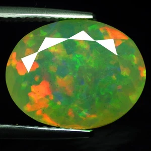 4.40 Ct Valuable Oval (14 x 11 mm) Ribbon Mackerel pattern Solid Welo Opal Gems - Bild 1 von 7