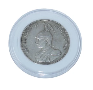 German East Africa 1906 Wilhelm II One Rupie 1 Rupee Silver Coin - Picture 1 of 10