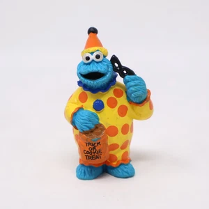 Cookie Monster Halloween Applause Trick or Treat figure PVC Vtg Sesame Street - Picture 1 of 7