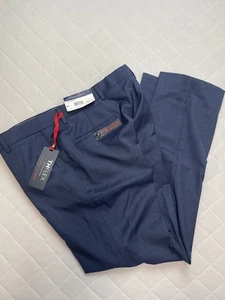 Tommy Hilfiger Pants Mens 32x30 Blue Tyler Flex Modern Fit Stretch Dress Slacks - Picture 1 of 12