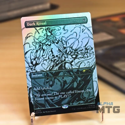 Dark Ritual R Foil #2020 | SLD Secret Lair x Marvel's Spider-Man MTG - Image 1 of 2