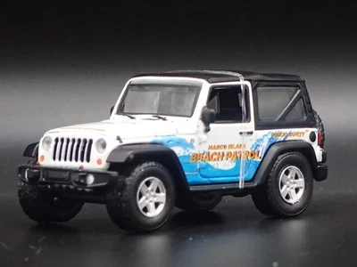 2006 - 2018 JEEP WRANGLER JK MARCO ISLAND BEACH PATROL 1/64 MODELLO AUTO DIECAST - Immagine 1 di 4