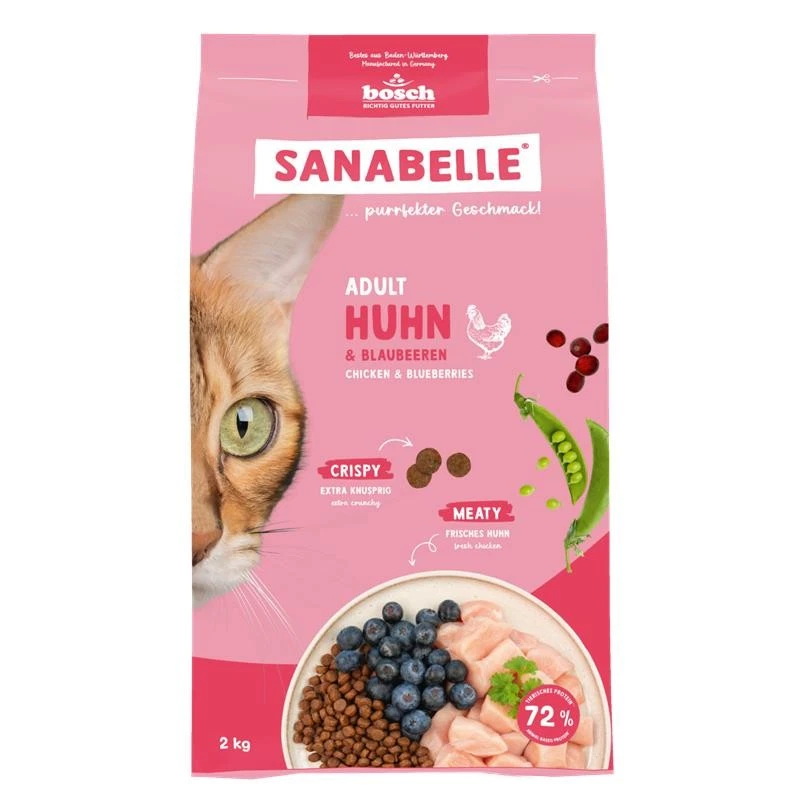 Sanabelle Adult Huhn | 2 kg Katzenfutter trocken - Bild 1 von 1