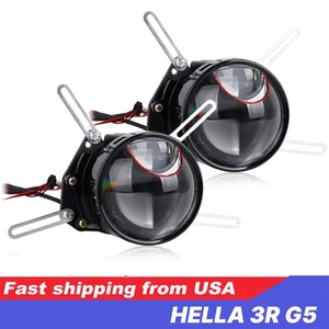 Bi Led Projector Lens Car Headlight 6000K For Hella 3R G5 160W 40000LM 3.0 Inch - Picture 1 of 12
