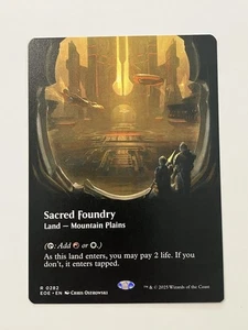 NM - 2025 Magic the Gathering EN, Sacred Foundry, Rare, 282 - Picture 1 of 2