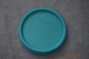 Vintage Tupperware #1607-15 Turquoise Modular Mates REPLACEMENT LID ONLY  3.5" - Picture 1 of 1