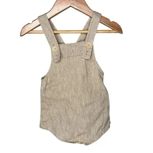 Jamie Kay Strampler Leinen Bio Baumwolle 0-3 Monate - Bild 1 von 10