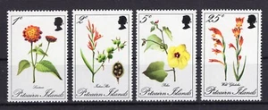 Pitcairn Islands 1976 complete Flower Flora set clean MNH OG - Picture 1 of 1