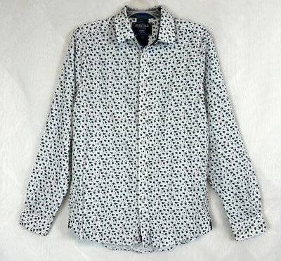 New Heritage Women’s Long Sleeve Button Front Casual Shirt / Medium Foto 1 de 4