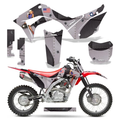 Pegatinas gráficas MX + #calcomanías PLT para Honda CRF125F 2019-2025 TBOMBER K Foto 1 de 2