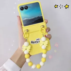 Luxury Beads Bracelet Chain Case Cover For Motorola Razr+ Plus 2024 2023 50/40 - Picture 1 of 13