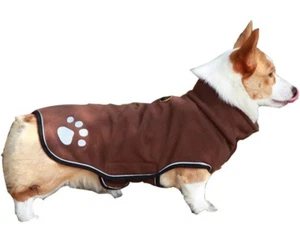 Pet Dog Warm Coat Fleece Jacket Jumper Sweater Winter Clothes Puppy Vest Outfit - Picture 1 of 8