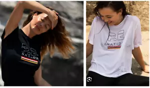 Pe Nation Ladies Baseline Ignition Cropped Tee S/Slv Relaxed Fit Casual Tops M L - Picture 1 of 13