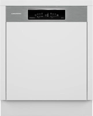 Grundig GNSP4510XCW Teilintegrierter Geschirrspüler 60cm Blende Edelstahl EEK A - Bild 1 von 4
