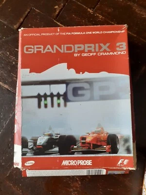 Grand Prix 3 (PC DVD) RETRO Video Game Original UK Release - BIG BOX WITH MANUAL - Image 1 of 2