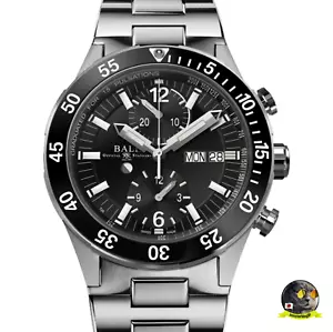 BALL WATCH Roadmaste RESCUE CHRONOGRAPH DC3030C-S-BK Titanium Limited Mens New - Picture 1 of 9