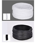 1 Roll Plastic Coated Wire Ties Twist Ties for Harness & Gardening & Packaging