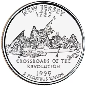 1999 D-New Jersey State Quarter - Picture 1 of 2