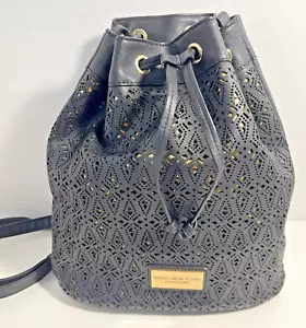 Marc New York Andrew Marc Black & Gold Large Tote Purse Clean Beautiful Bag!! - Picture 1 of 10