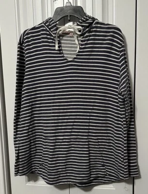 Sudadera con capucha a rayas mediana Fresh Produce "Seafarer" para mujer #22714 Foto 1 de 4