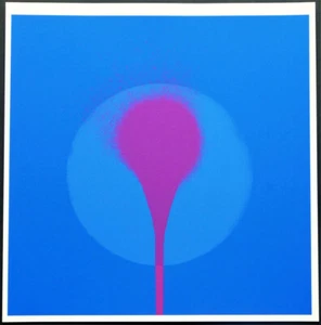 Otto Piene " TELEBLAU " Serigraphie - Siebdruck 1977 - Bild 1 von 1