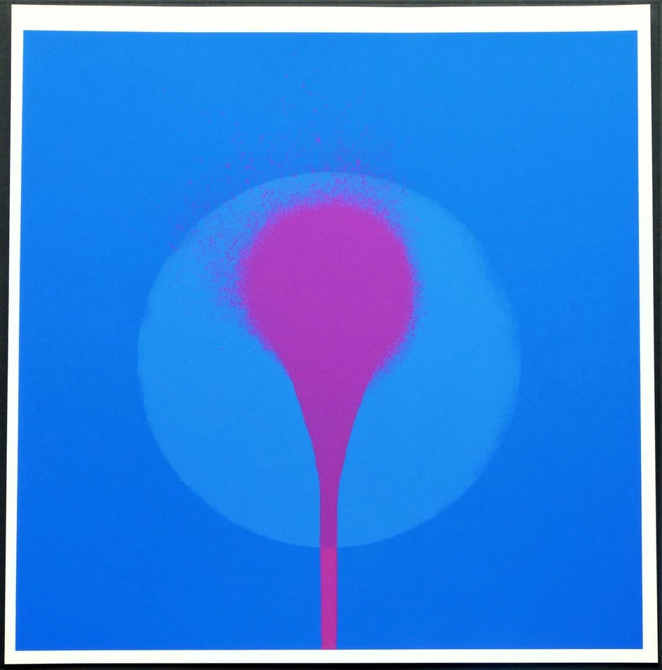 Otto Piene  " TELEBLAU " Serigraphie - Siebdruck 1977 - Bild 1 von 1