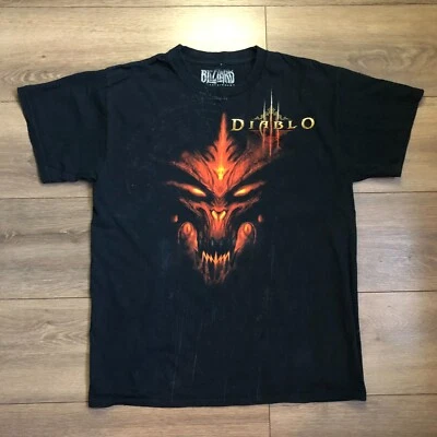 Diablo 3 Franchise Black T-Shirt Collectible Video Game Apparel Gear Mens Tee - Image 1 of 4