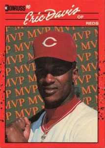 1990 Donruss Baseball MVP Eric Davis Cincinnati Reds #BC-23 - Picture 1 of 2