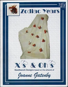 X's & Oh's-Zodiac Years-modello punto croce-nuovo - Foto 1 di 1