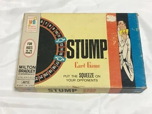 STUMP Card Game Put the Squeeze on Opponents Milton Bradley 1968 Complete - Picture 1 of 5