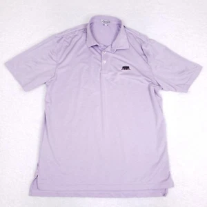 Polo Peter Millar estiva comoda L lavanda elasticizzata golf preppy tempo libero - Foto 1 di 8