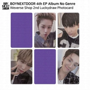 BOYNEXTDOOR 4th EP NO GENRE Weverse Shop 2nd Luckydraw Photocard KPOP K-POP - Picture 1 of 25