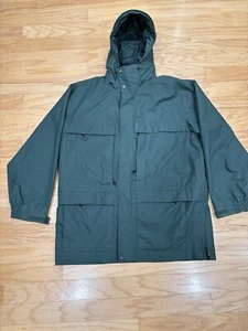LlBean Gore-Tex Jacket Parka Men Large Outtershell 0 BCR7 Zipper Needs To Be Fix - Picture 1 of 16