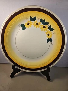 Vernon Ware Metlox Brown Eyed Susan 12" Serving Platter X 2 Poppytrail - Picture 1 of 5